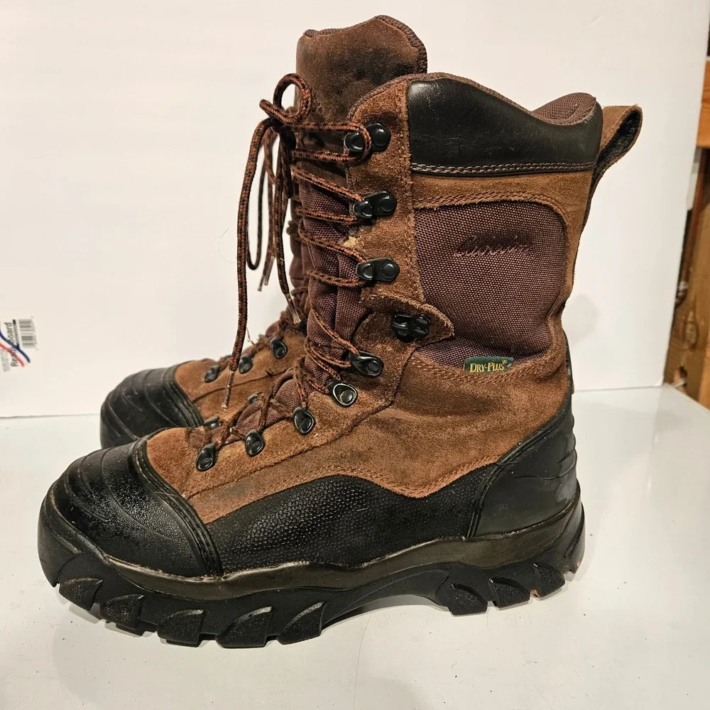 Cabelas Hunting Boots Mens 12 D Brown Dry-Plus Thinsulate Ultra 83-0506